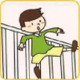 落下防止柵を乗り越えて飛び降りようとする行為